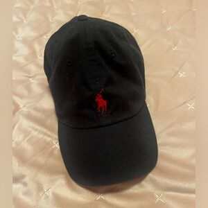 Black Polo Adjustable Hat